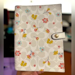 Coach Notebook Cover in Mystical Floral Print